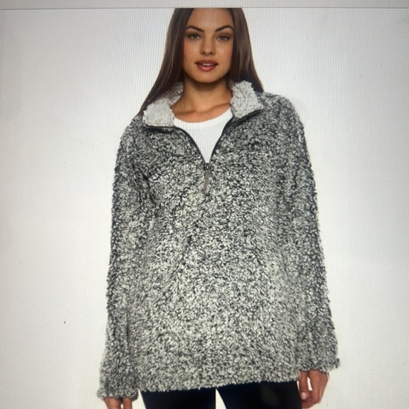Jackets & Blazers - Dylan Sherpa Stadium Pullover Frosted Tips